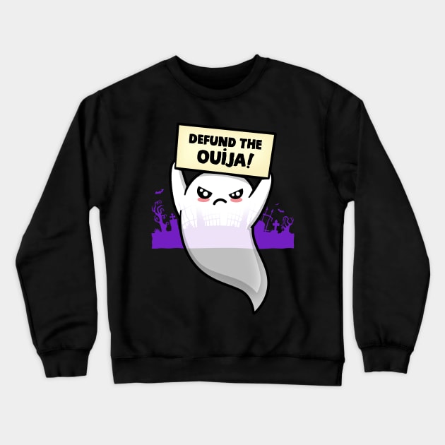 Original Kawaii Halloween Activist Cute Ghost Crewneck Sweatshirt by BoggsNicolas